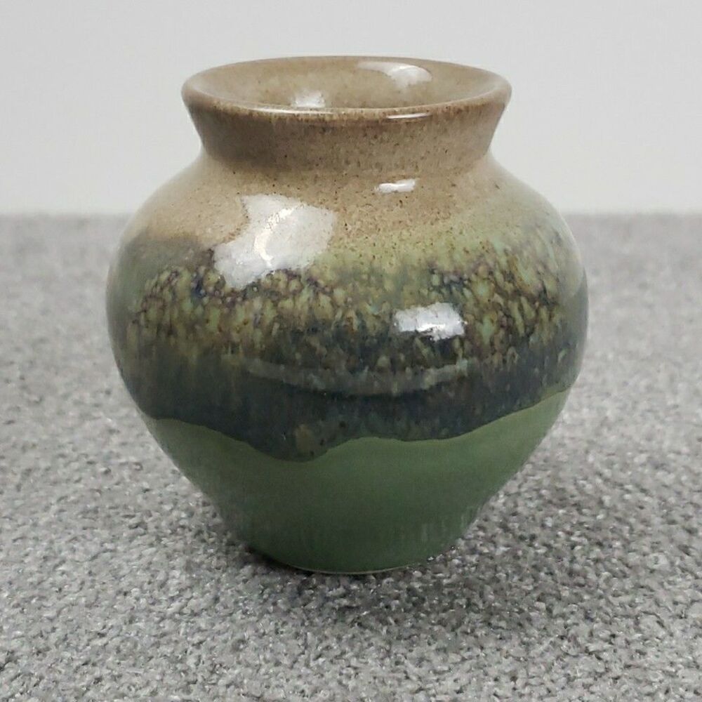 Miniature 2.5" Bud Vase Neher 2016 Propagate Artisan Signed Studio Pottery